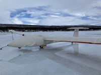IMG 9415  Tämä vuosi oli leirin kannalta hankala. Lämmin ilma sulatti kiitotietä nopeasti